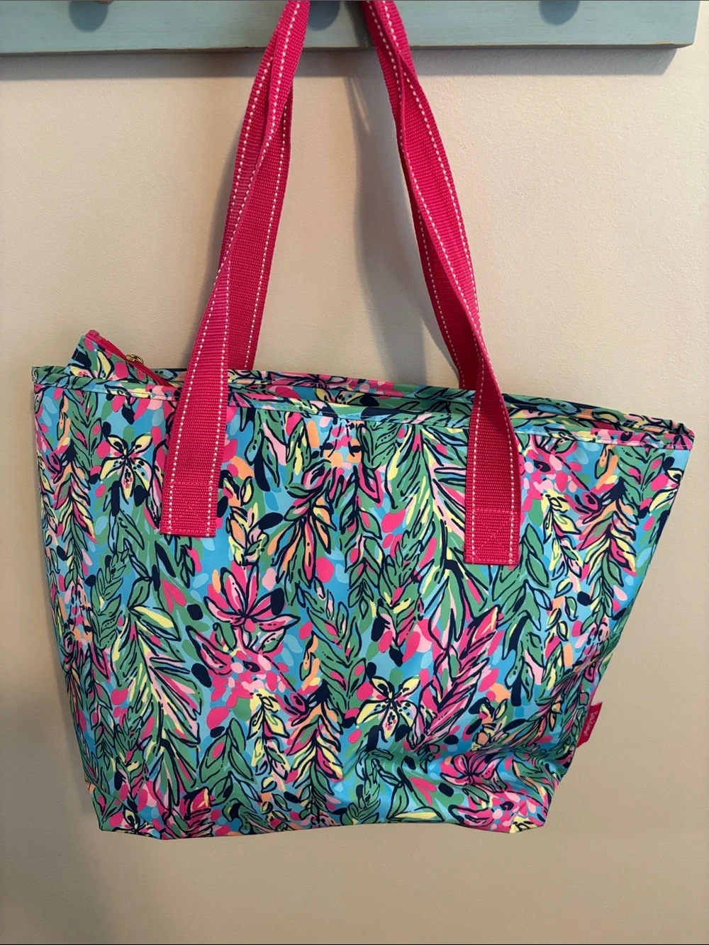Lilly Pulitzer Insulated Cooler Tote Bag Floral Colorful
